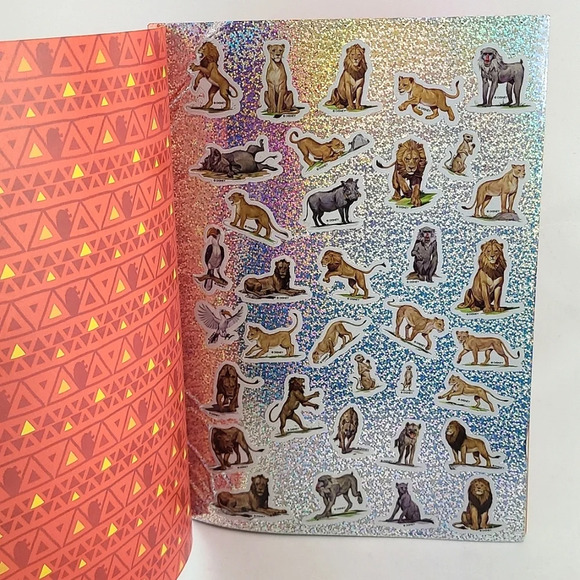 DISNEY The Lion King Simba Broadway Stuffed Toy & 1000 Stickers Activity Book - Picture 11 of 15